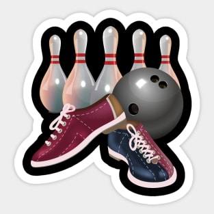 Bowling Sticker